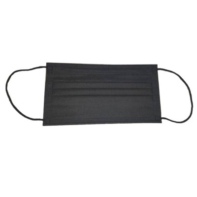 China Manufacturer Disposable Earloop Dust Proof Black 3ply Face Mask